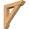 Ekena Millwork Traditional Slat Smooth Bracket w/ Offset Brace, Western Red Cedar, 7 1/2"W x 36"D x 36"H BKT0806X36X36TRA06SWR - alternate 1